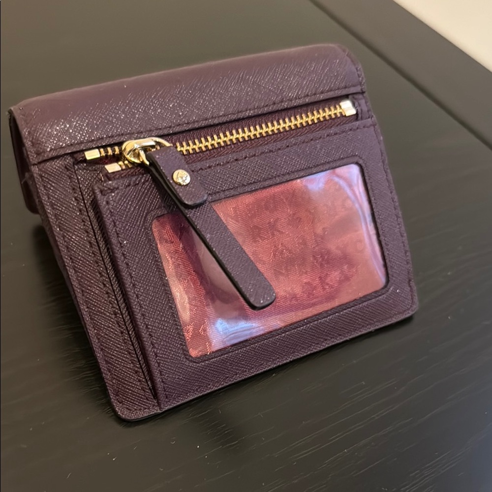 Kate Spade Purple Textured Leather Wallet - Picture 2 of 6